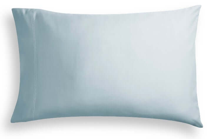 300 Thread Count 100% Cotton Wrinkle Resistant King Pillowcase Set of 2, Blue Chalk - The Bargin Chic Retail Store