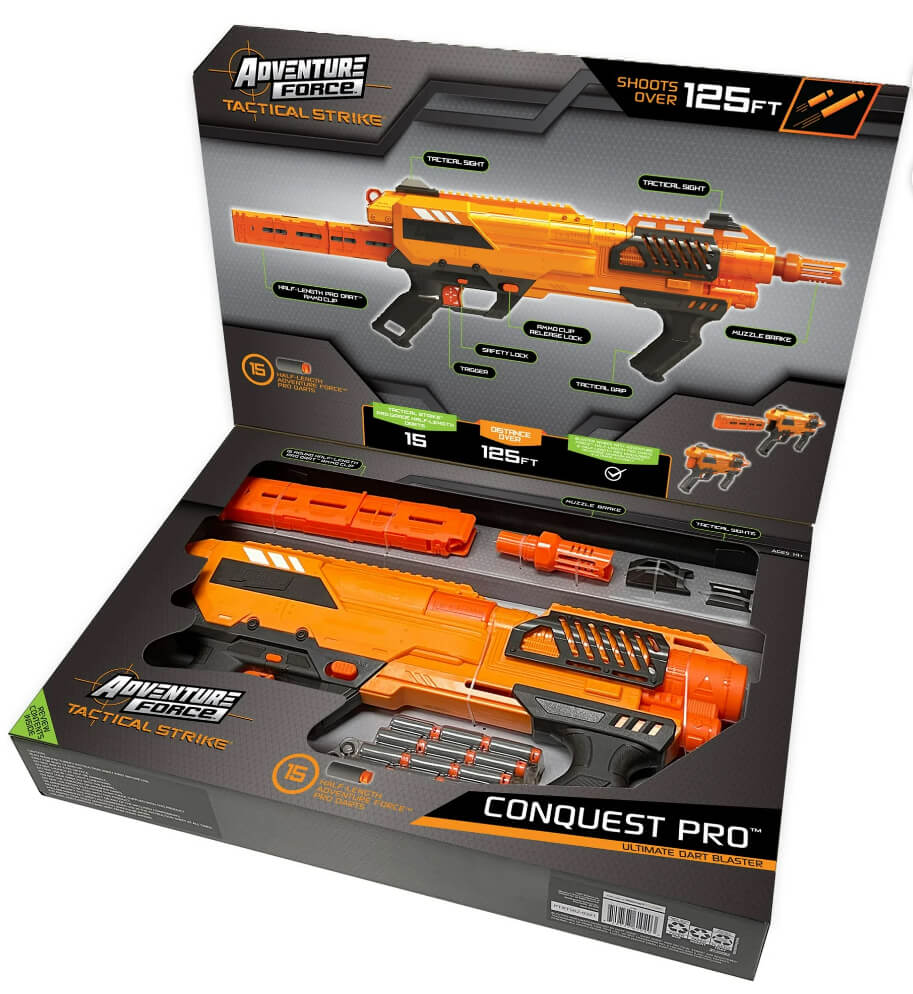 Adventure Force Tactical Strike Conquest Pro Half-Length Ultimate Dart Blaster - The Bargin Chic Retail Store