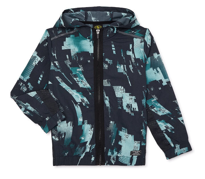 Athletic Works Boys Wear Now Woven Zip Up Hooded Jacket, Sizes 4-18 - The Bargin Chic Retail Store