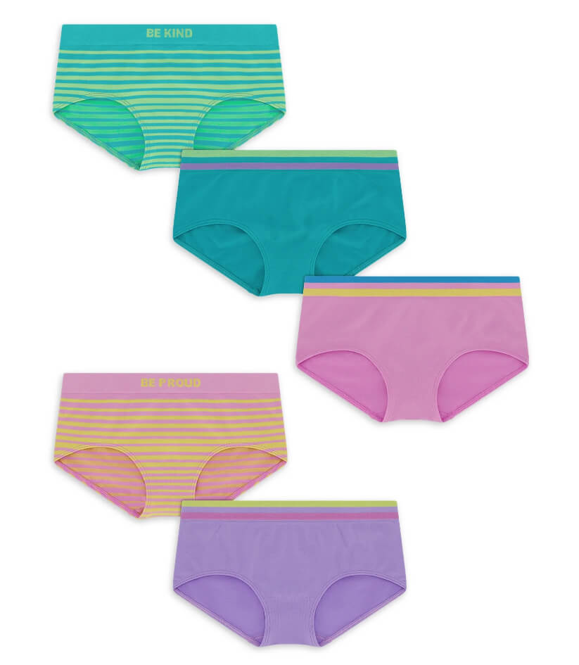 Athletic Works Girls Seamless 5-Pack Briefs - The Bargin Chic Retail Store