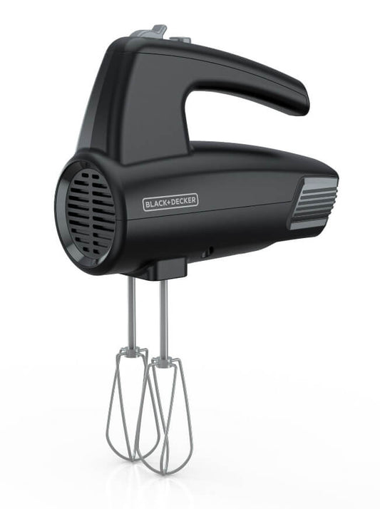 BLACK+DECKER 5-Speed Hand Mixer, Black - The Bargin Chic Retail Store