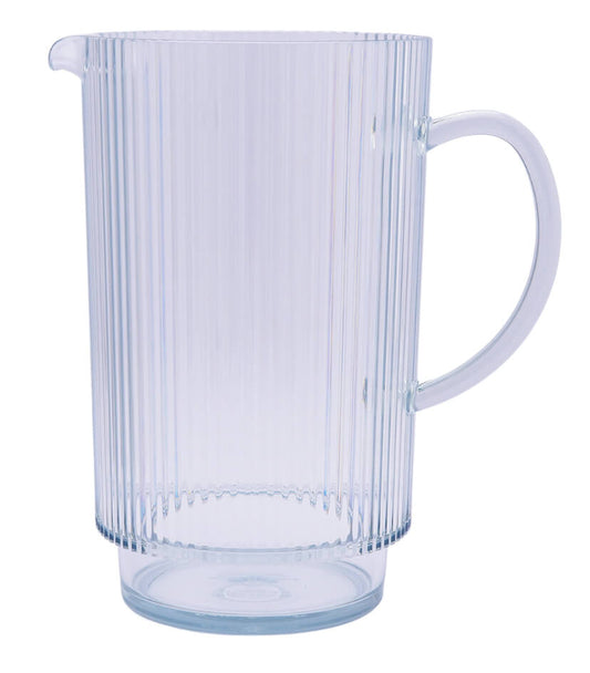 Better Homes & Gardens 2.2-Quart Plastic Ribbed Pitcher, Sage - The Bargin Chic Retail Store