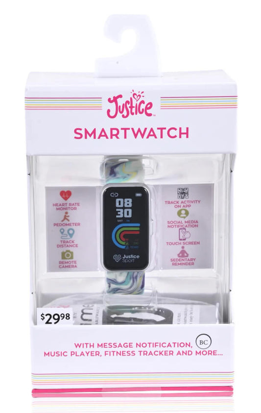 Justice Unisex Tween Smart Watch with Silicone Strap - The Bargin Chic Retail Store