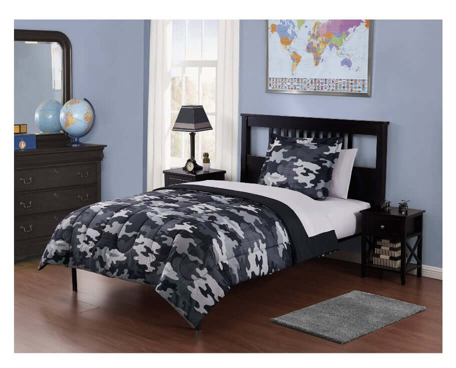 Camouflage Bed in a Bag Coordinating Bedding Set - The Bargin Chic Retail Store