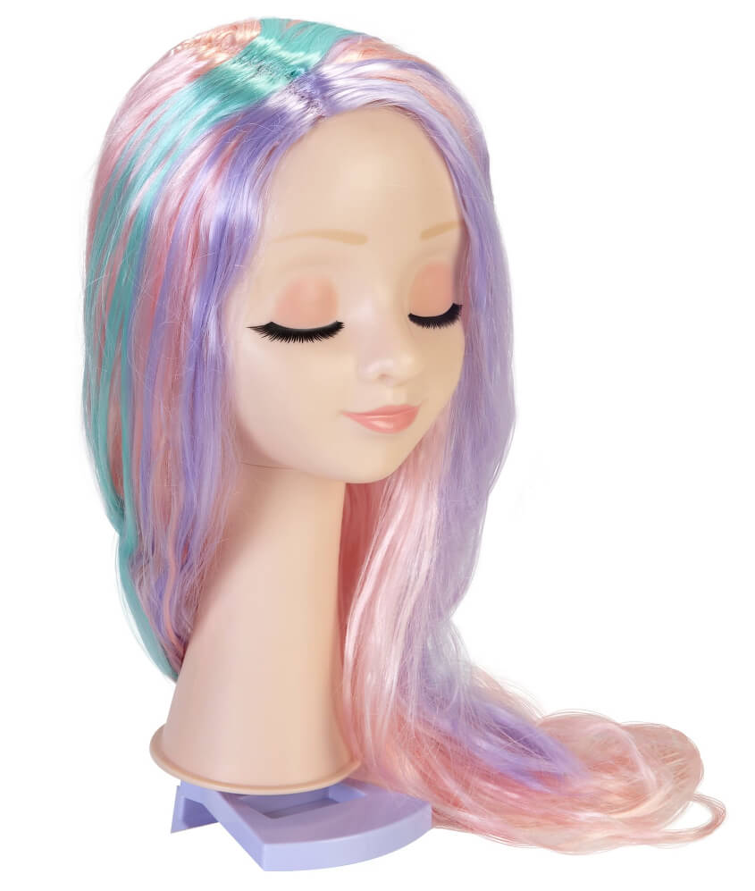 Cute Girls Hairstyles Blonde Styling Wig and Display - The Bargin Chic Retail Store