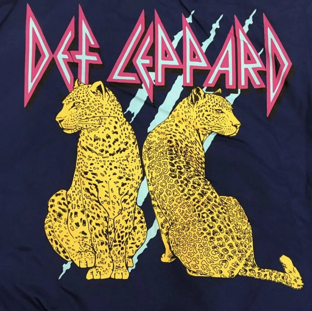 Def Leppard Girls’ Bomber Jacket – Varsity Style with Colorful Graphics & Zip Front