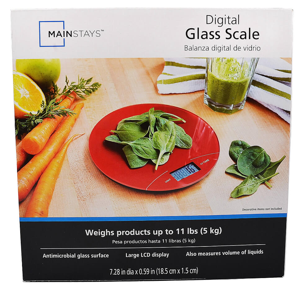 Mainstays Round Digital Scale - The Bargin Chic Retail Store