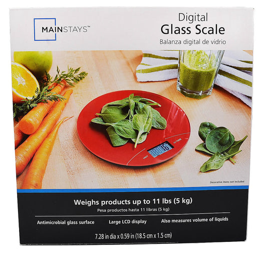 Mainstays Round Digital Scale - The Bargin Chic Retail Store