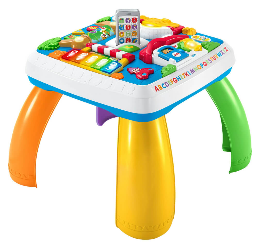 Fisher-Price Laugh & Learn Around the Town Learning Table Baby & Toddler Toy with Music & Lights - The Bargin Chic Retail Store