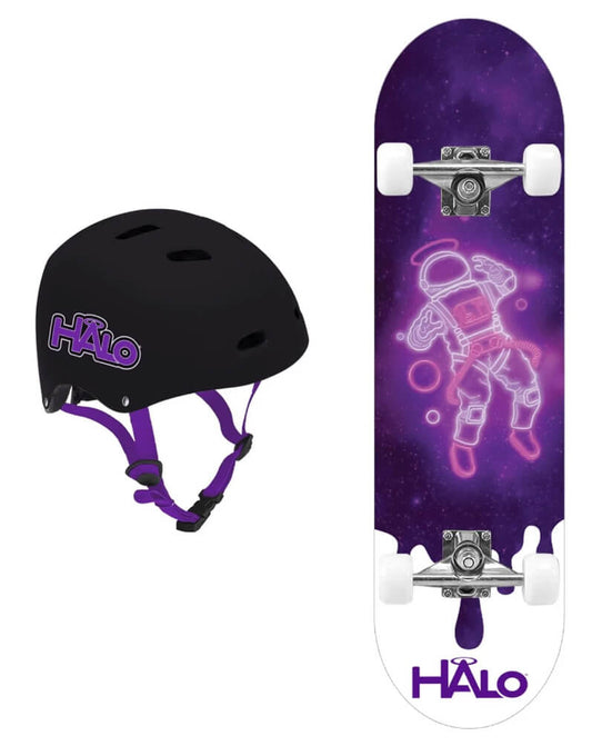 Halo Rise Above Skateboard Combo - Purple Spaceman - Unisex - The Bargin Chic Retail Store