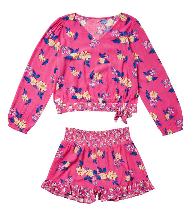 Justice Girls Fashion Surplice Set - The Bargin Chic Retail Store