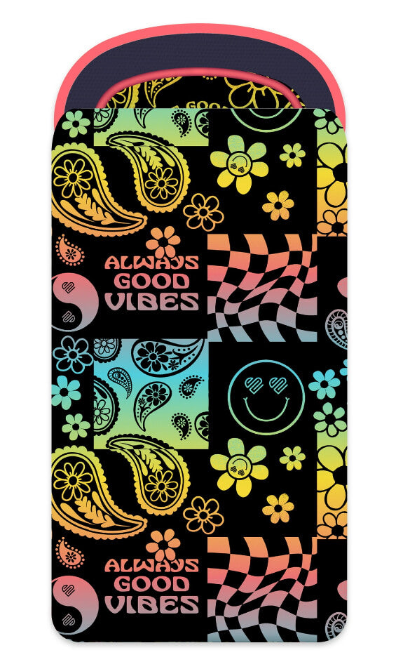 Justice Groovy Vibes Multi-color Desktop Pencil Case, Soft Case style - The Bargin Chic Retail Store