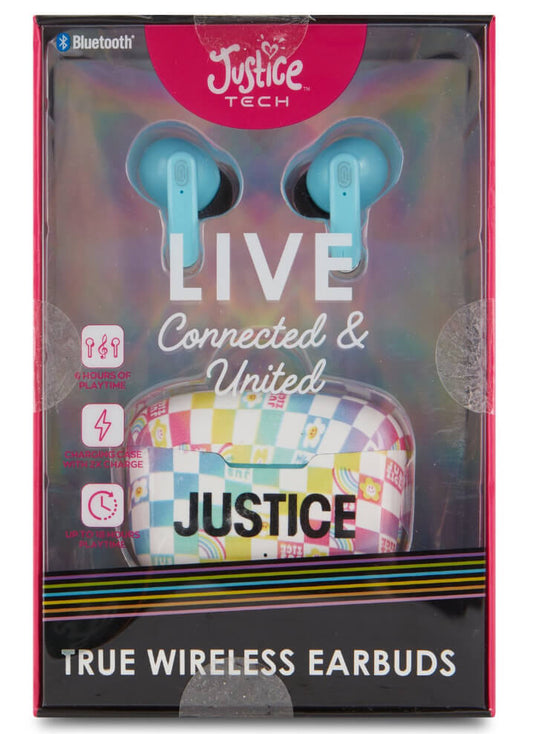 Justice True Wireless Earbuds with Charging Case - The Bargin Chic Retail Store