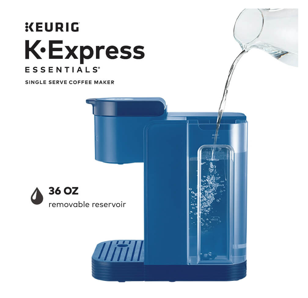 Keurig K-Express Essentials Pacific Blue Single-Serve K-Cup Pod Coffee Maker - The Bargin Chic Retail Store