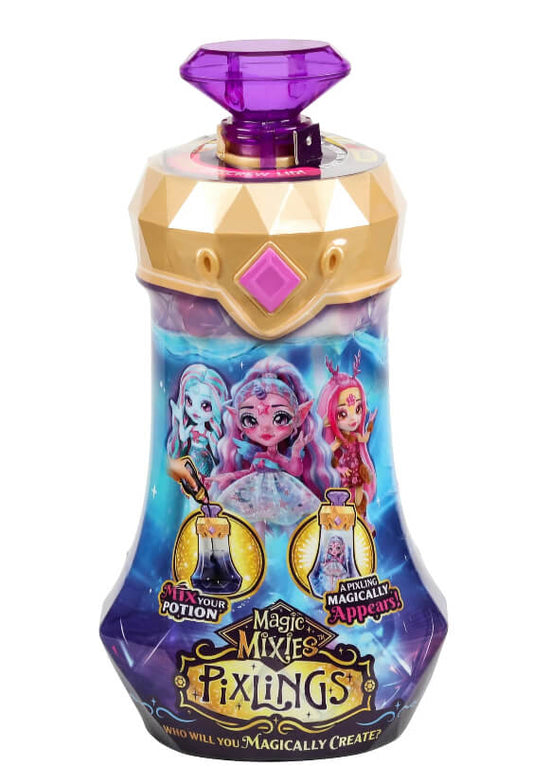 Magic Mixies Pixlings Deerlee – 6.5" Poseable Doll with Potion Reveal & Display Bottle