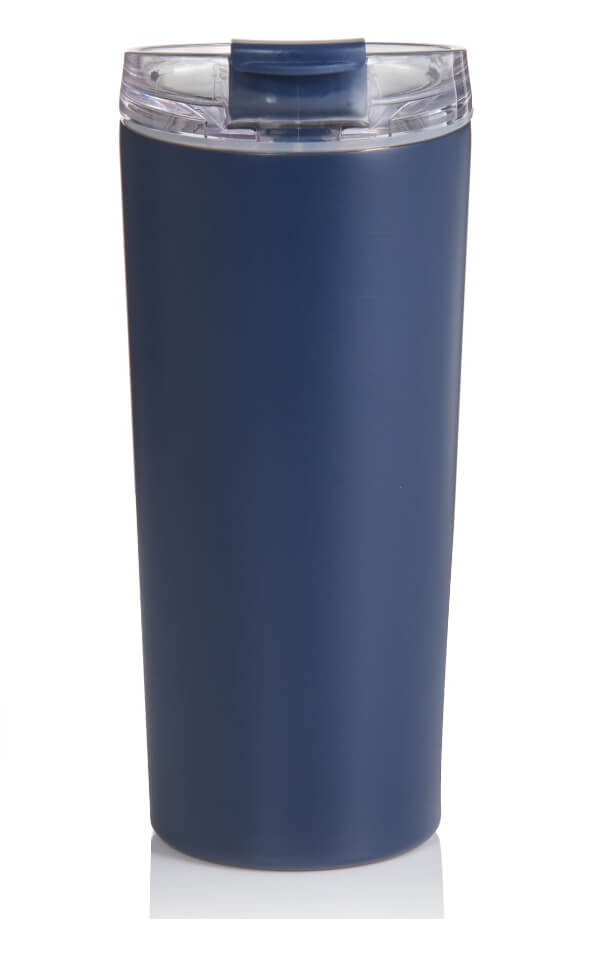 Mainstays 20 oz Double Wall Stainless Steel Tumbler, Navy - The Bargin Chic Retail Store