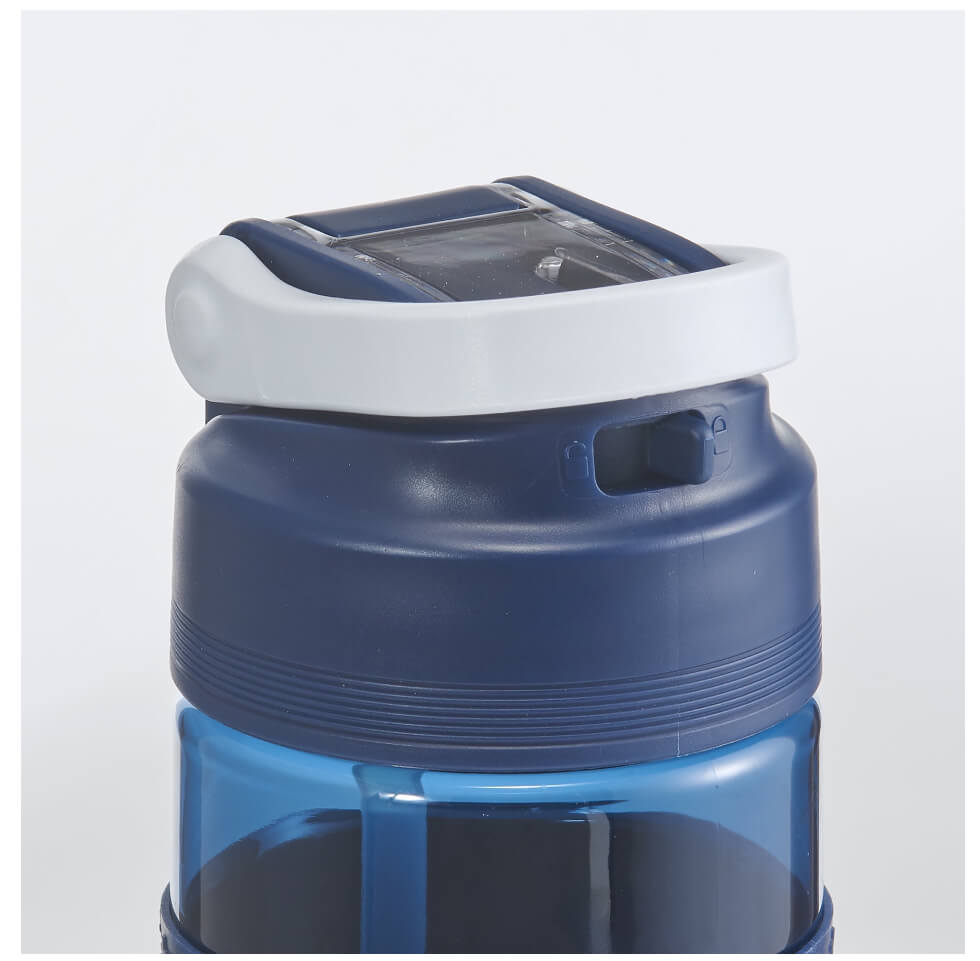 Mainstays 24 oz Single Wall Tritan Plastic Bottle with Silicone Sleeve, Navy - The Bargin Chic Retail Store