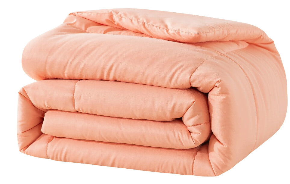 Mainstays Solid Print Yellow Hypoallergenic Down Alternative Comforter, Full/Queen - The Bargin Chic Retail Store