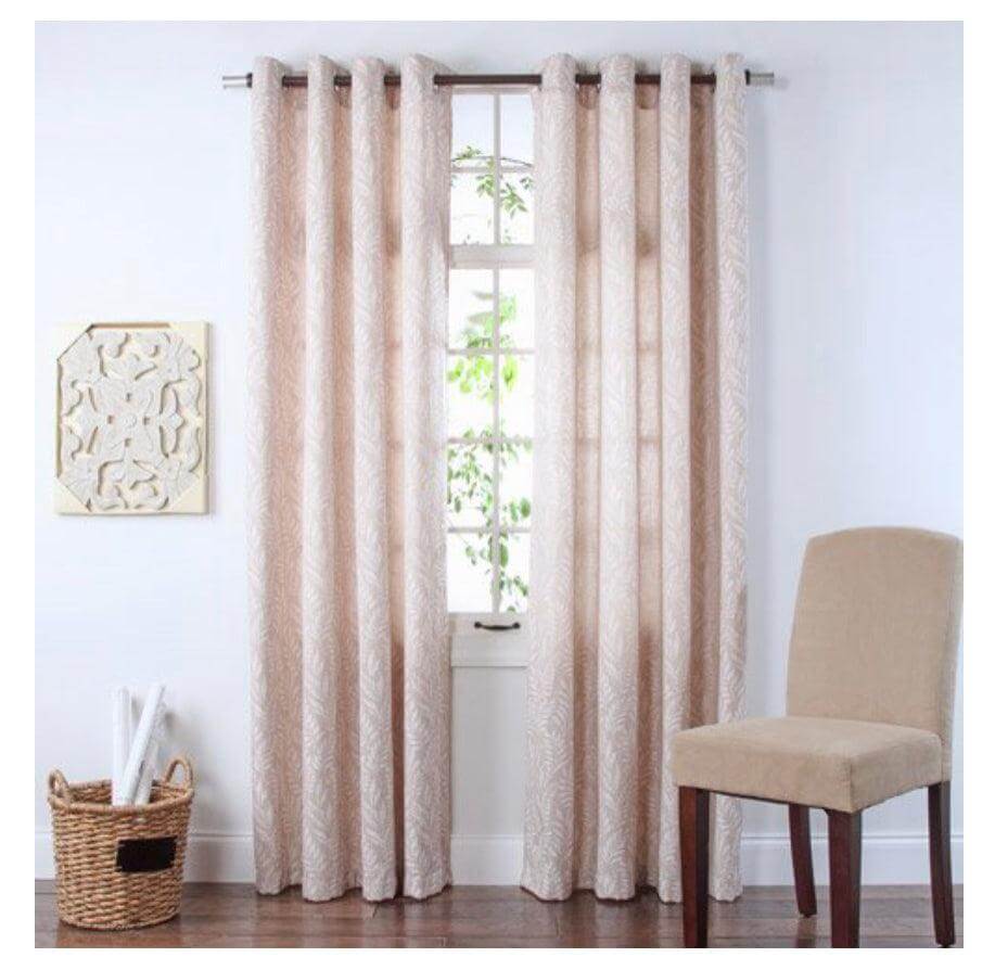 Meadow Jacquard Grommet Panel - The Bargin Chic Retail Store