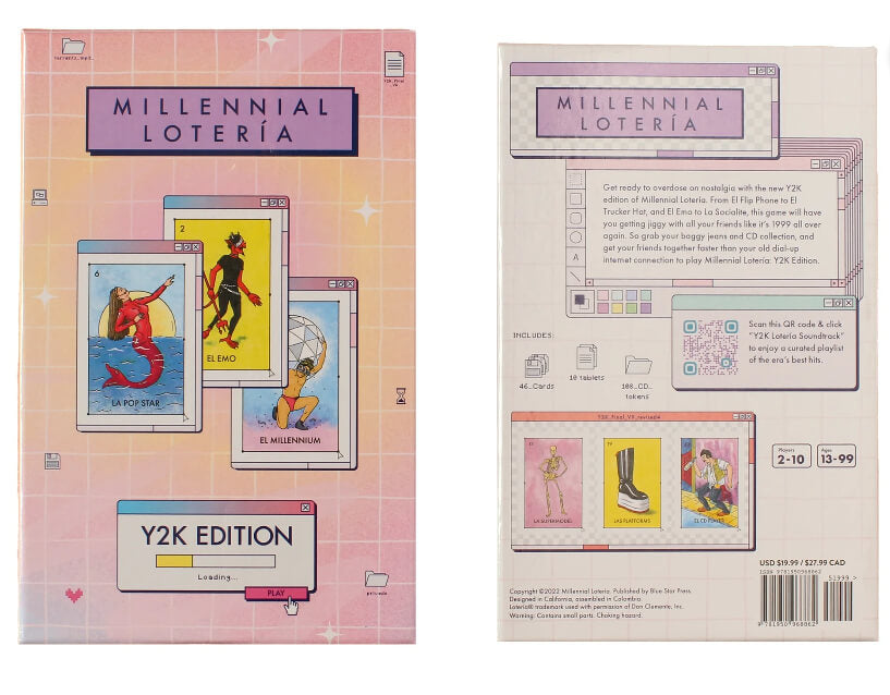 Millennial Lotería: Y2K Edition, a Blend of "Mexican Bingo" and Late 90's Nostalgia - The Bargin Chic Retail Store