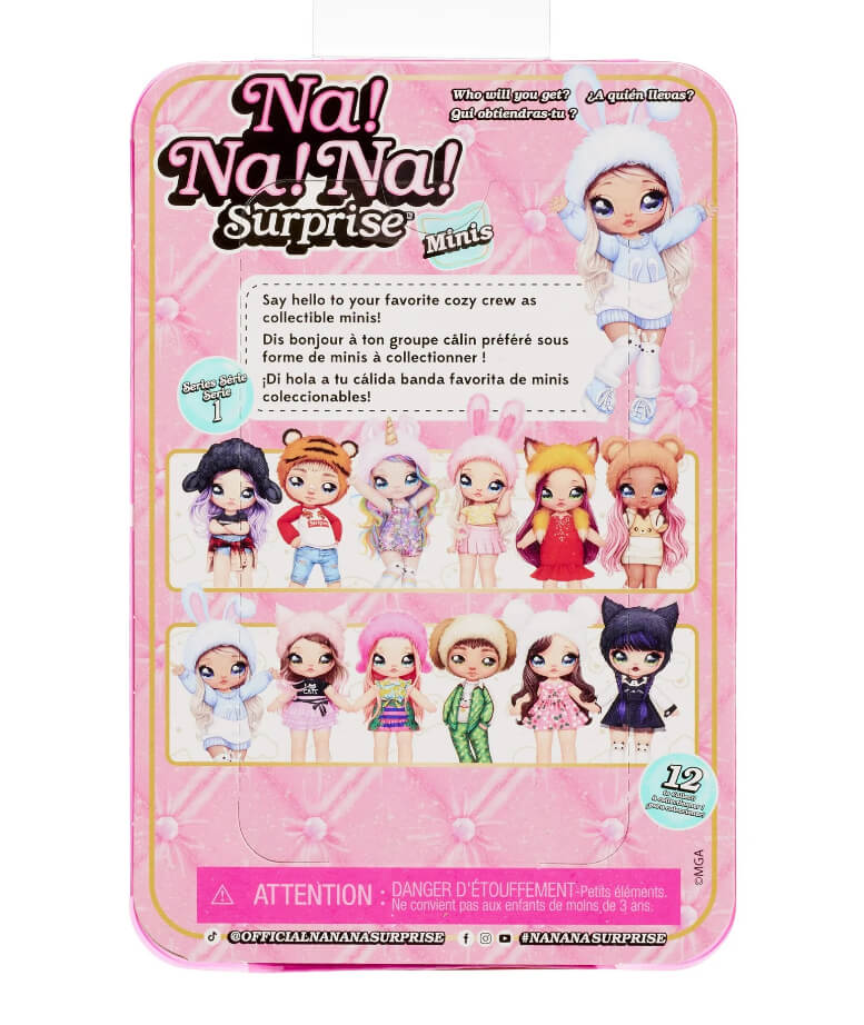Na Na Na Surprise Minis – 4” Collectible Dolls with Mix & Match Fashions, Posable & Gift-Ready