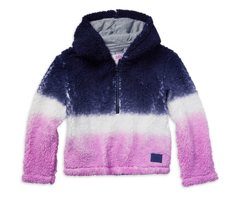 JUSTICE Girls Long Sleeve Sherpa Jacket, Sizes XS(5/6)-XL(16/18) - The Bargin Chic Retail Store