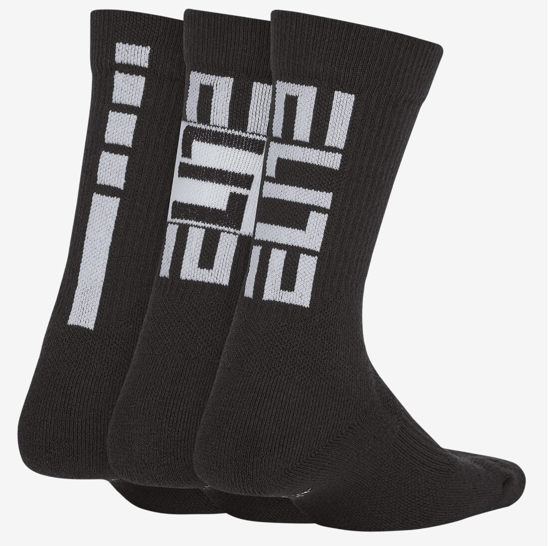 Nike Kids' Basketball Crew Socks (3 Pairs) Size M (5Y-7Y) - The Bargin Chic Retail Store