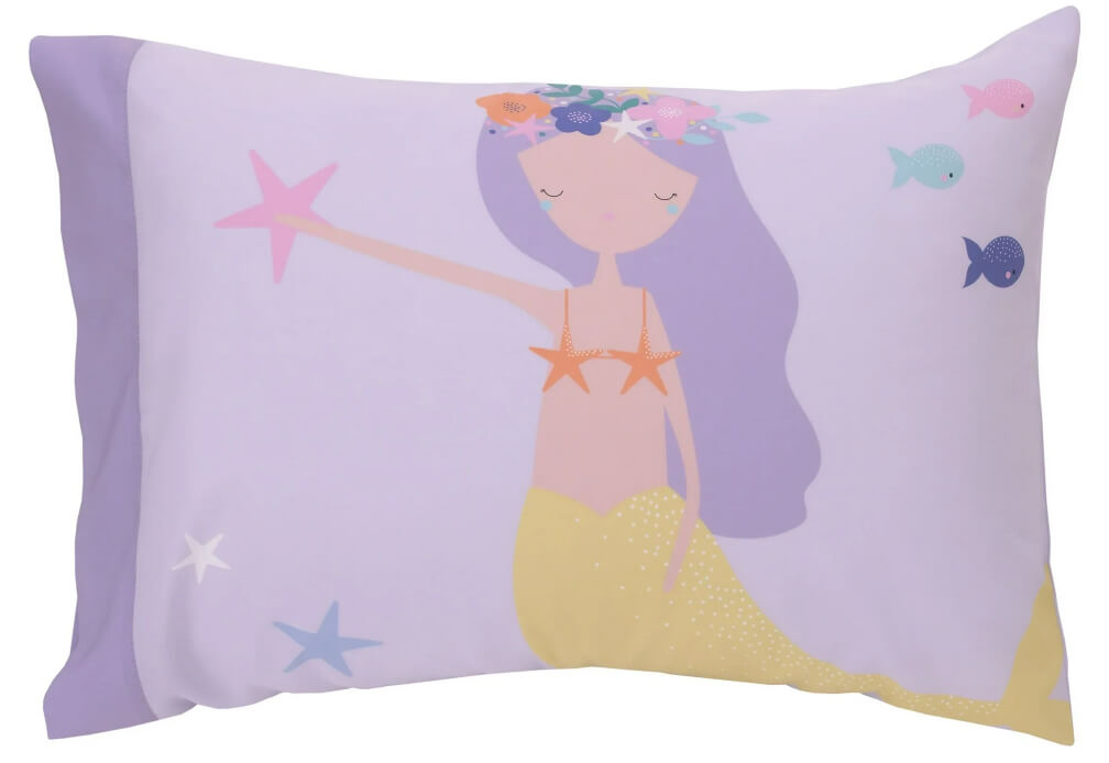 Parent's Choice 4-Piece Toddler Bedding Set, Purple, Mermaids - The Bargin Chic Retail Store