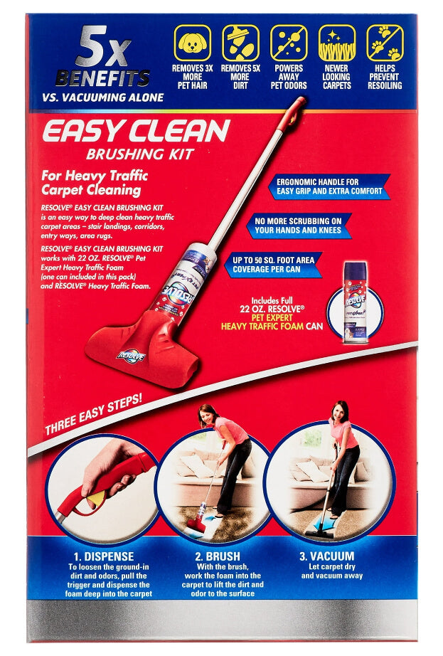 Resolve Pet Expert Easy Clean Carpet Cleaner Gadget + Foam Spray Refill - The Bargin Chic Retail Store