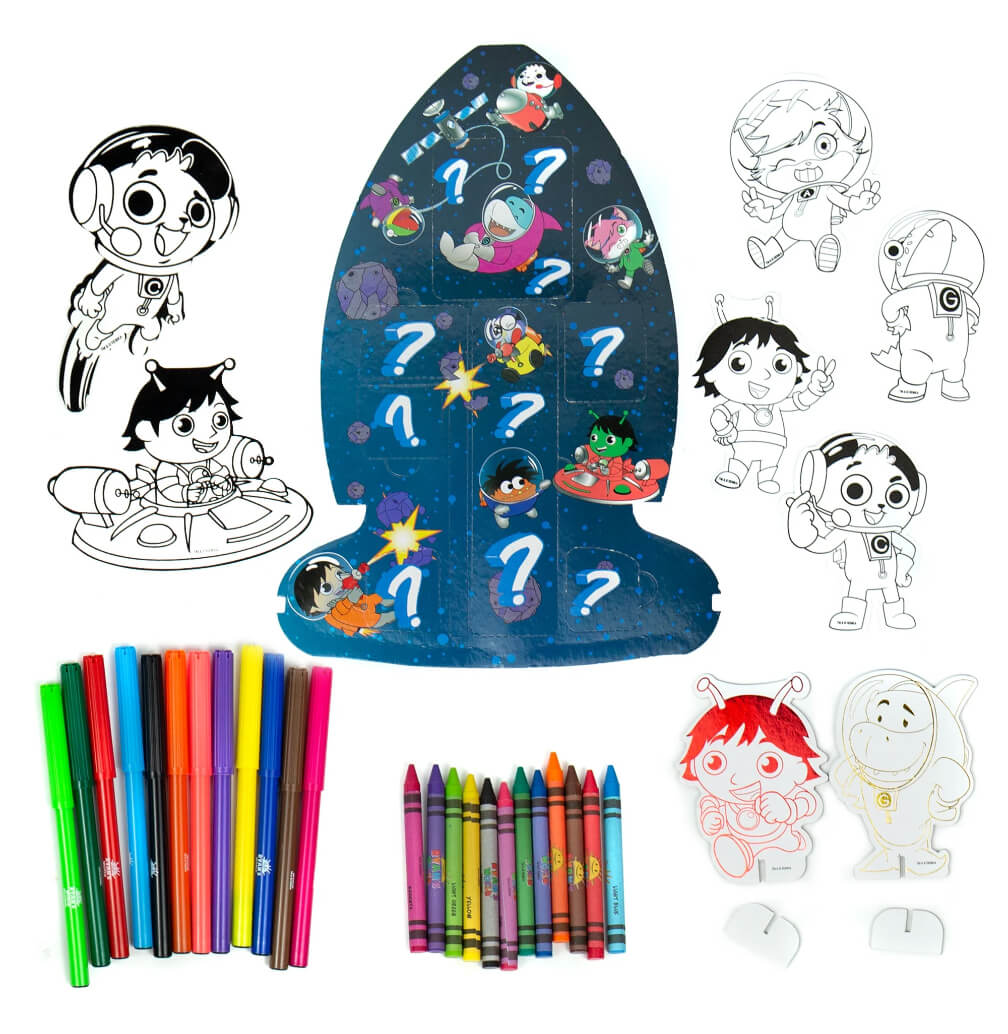 Ryan's World Space Rocket Mystery Activity Craft Kit – 40-Piece Creative Set for Kids