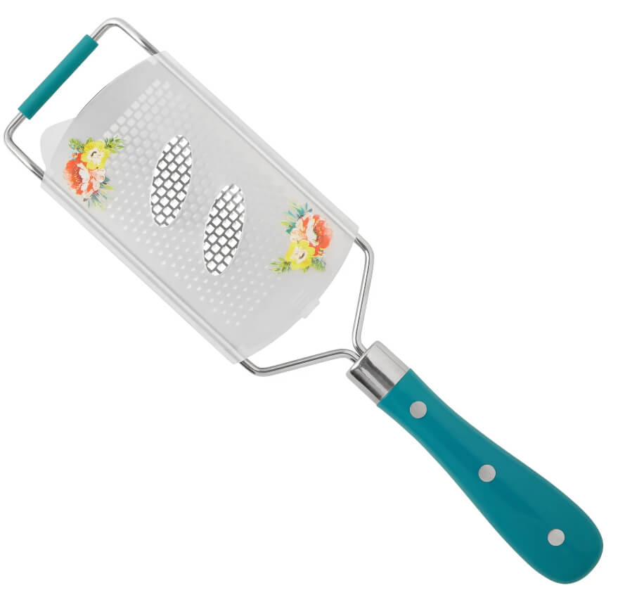 The Pioneer Woman Frontier Collection Fine-Etched Cheese Grater, Deep Teal