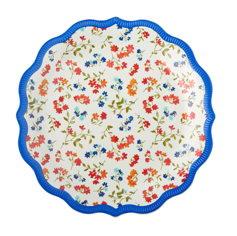 The Pioneer Woman Patchwork Medley 12-Piece Melamine Dinnerware Set - The Bargin Chic Retail Store