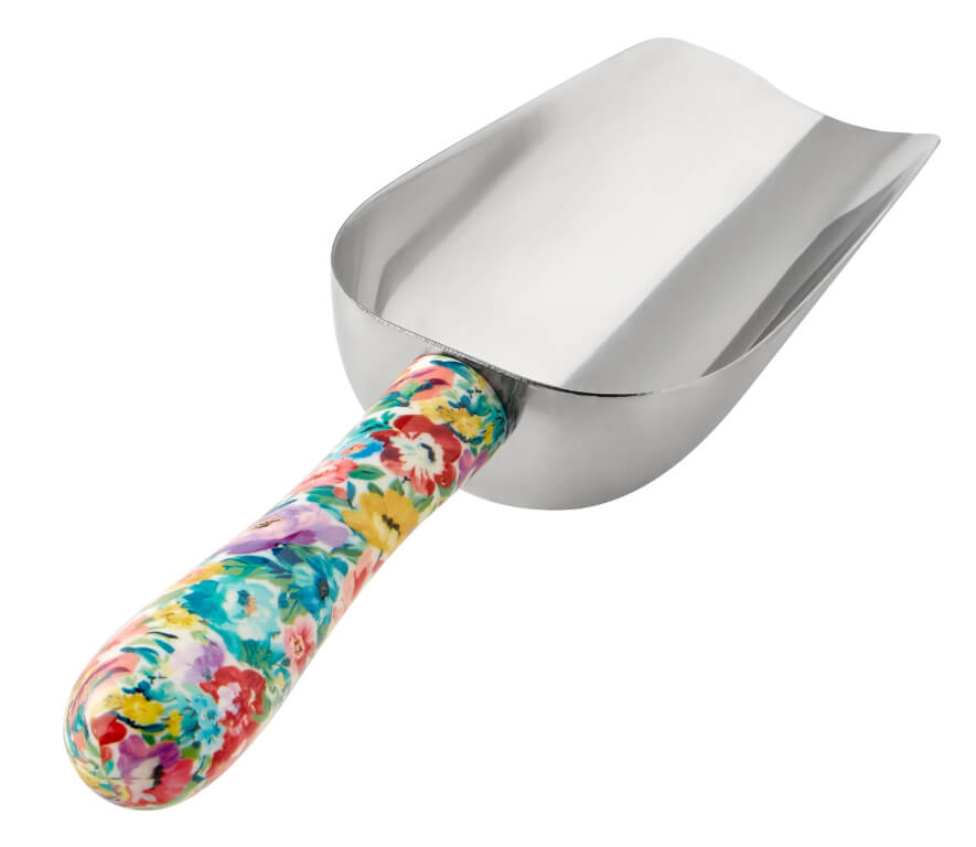 The Pioneer Woman Stainless Steel Multipurpose Kitchen Scoop, Sweet Romance - The Bargin Chic Retail Store