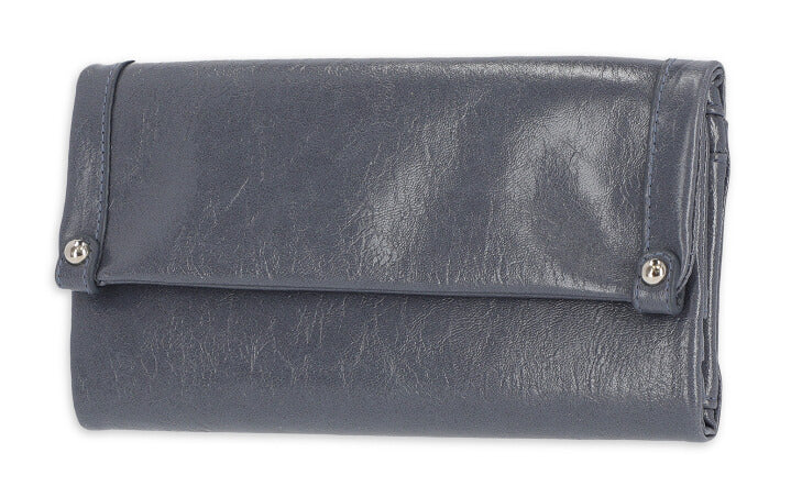 Time and Tru Women's Farrah Flap Front Wallet Vinyl - The Bargin Chic Retail Store