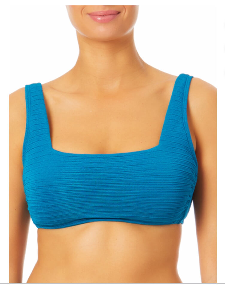 Time and Tru Women's and Women's Plus Solid Ribbed Bikini Top - The Bargin Chic Retail Store