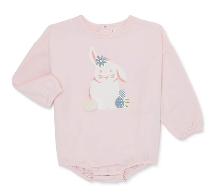 Wonder Nation Baby Girl Bunny Bodysuit - The Bargin Chic Retail Store