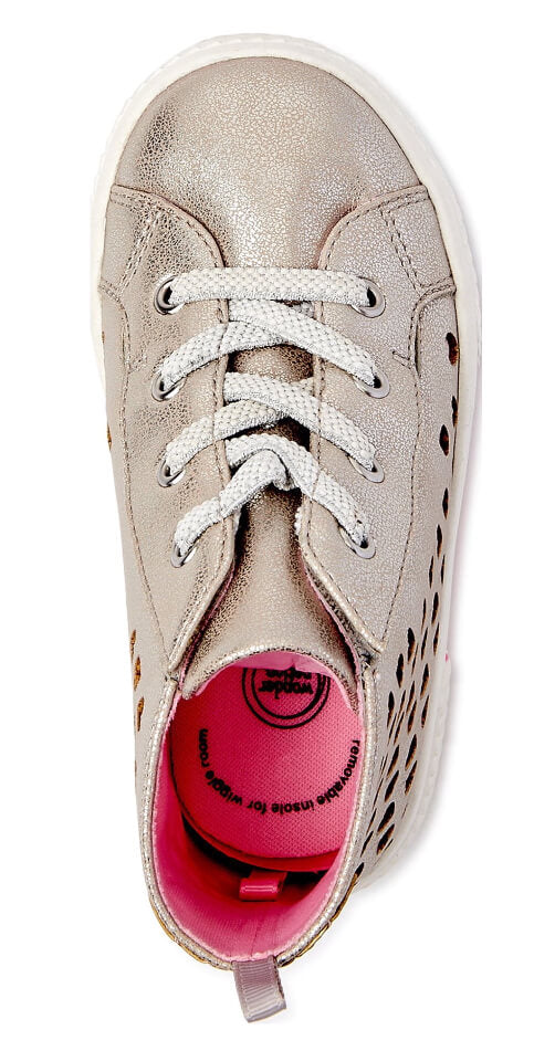 Wonder Nation Baby Girl Heart High Top Sneaker - The Bargin Chic Retail Store