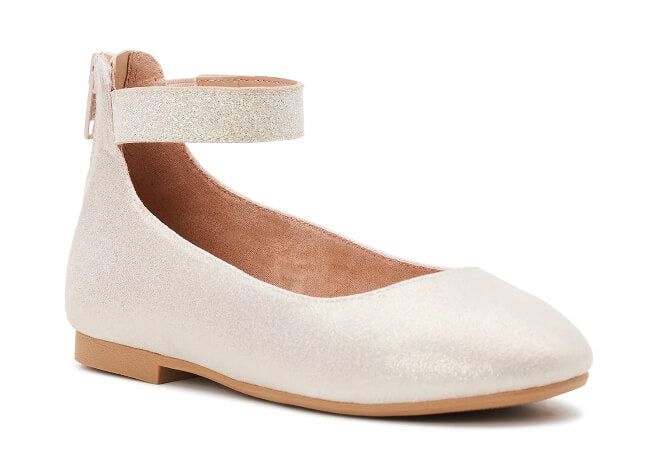 Wonder Nation Little and Big Girl Ballet Flats with Ankle Strap - The Bargin Chic Retail Store