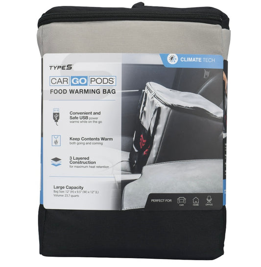 TYPES CARGOPODS™ 5V Food Warmer Premium Insulated Food Delivery, and Catering Supply Warmer Bag - The Bargin Chic Retail Store