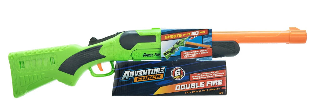 Adventure Force Double Fire Twin Barrel Dart Blaster