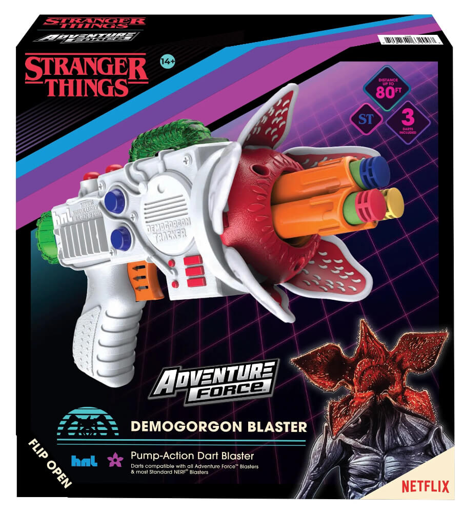 Adventure Force Stranger Things Demogorgon Tracker Foam Dart Blaster