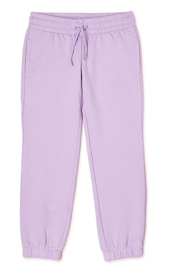 Athletic Works Girls Fleece Joggers, Sizes 4-18 & Plus