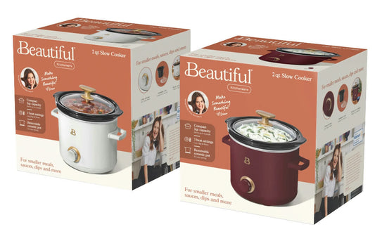 Beautiful 2 qt Slow Cooker Set, 2-Pack