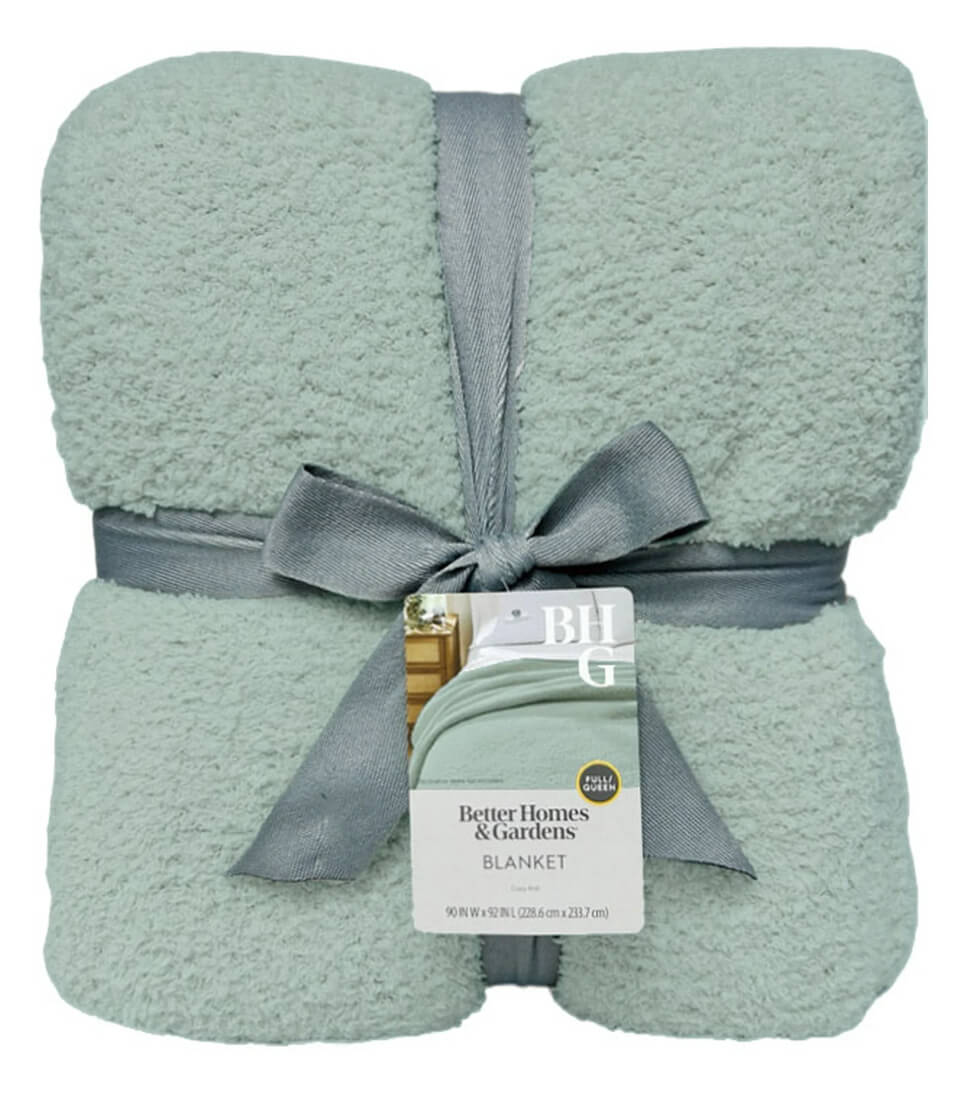 Better Homes & Gardens Knit Blanket – Ultra-Soft Plush Throw in Blush