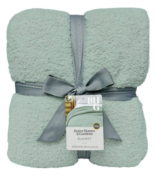 Better Homes & Gardens Knit Blanket – Ultra-Soft Plush Throw in Blush