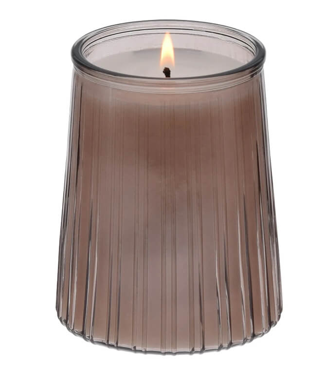 Citrus & Coconut Ribbed Jar Candle – 16.1oz Single Wick with Fresh, Inviting Fragrance