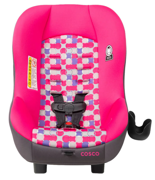 Cosco Kids Scenera NEXT Convertible Car Seat – Pink | Rear & Forward-Facing Toddler Car Seat, 5-Point Harness, Machine Washable