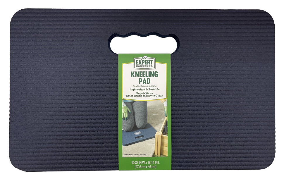 Expert Gardener 18" x 11" Rubber Kneel Pad, Gardening Knee Pad, Water-Resistant, Blue
