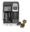 FlexBrew Trio Coffee Maker, Single-Serve, Black & Silver, Model 49954