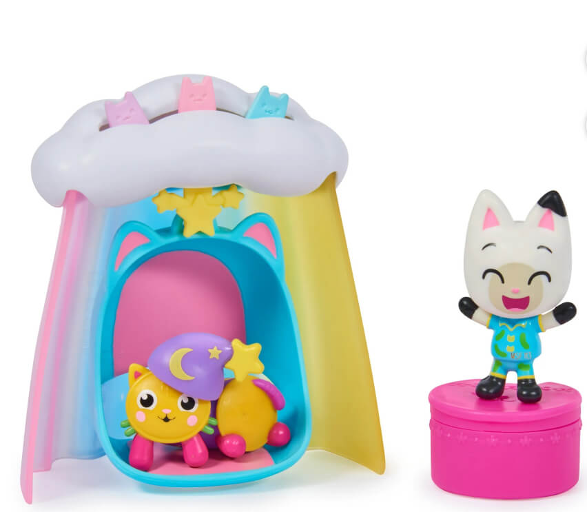 Gabby’s Dollhouse Paw-tastic Pajama Party Figures and Playset